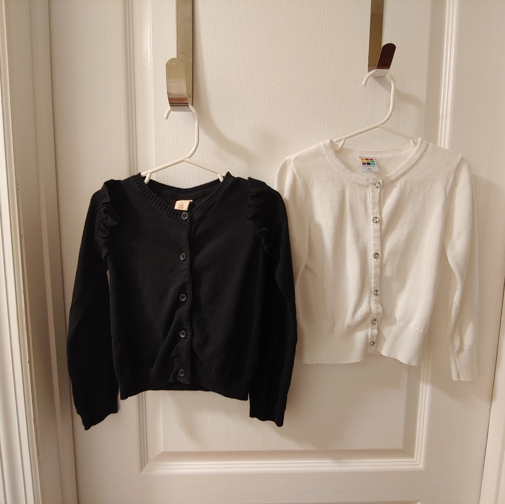 Girls cardigan sweaters size 4T